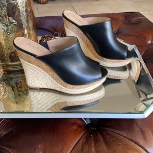 Charles David wedge sandals